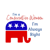 Conservative Woman Mug
