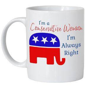 Conservative Woman Mug