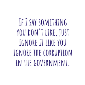 Govt Corruption Mug